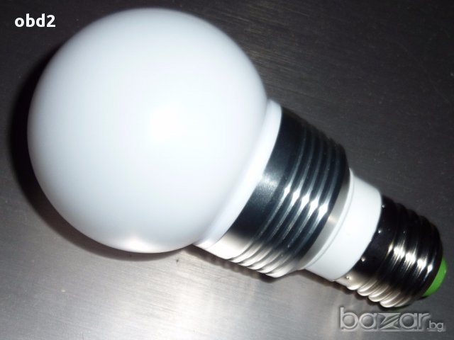 LED 9W RGB лампа с дистанционно управление Е27 220V, снимка 3 - Лед осветление - 13312756
