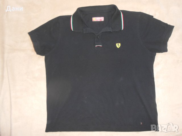 Мъжка тениска Scuderia Ferrari Men's Classic Polo, снимка 3 - Спортни дрехи, екипи - 25792324