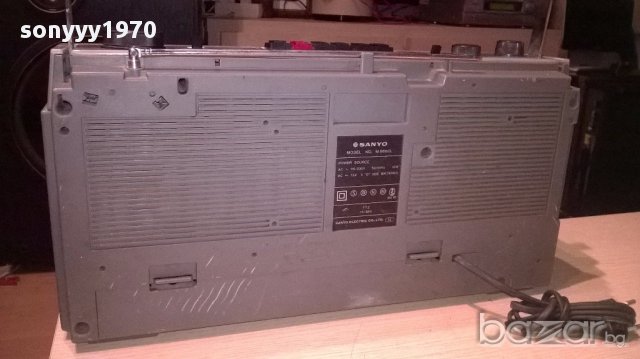  sanyo m9800l-japan-ретро касетофон-внос швеицария, снимка 14 - Радиокасетофони, транзистори - 16344767