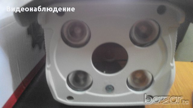 Метална 1/3" Sony Ccd HD 1200tvl 6мм Лещи 4 LED Аrray Ir 70 Метра Нощно Виждане Охранителна Камера