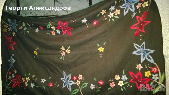 Ръчно ВЕЗАН ТРАКИЙСКИ ВЪЗРОЖДЕНСКИ КОВЬОР Килим за Стена ръчна изработка, снимка 9 - Антикварни и старинни предмети - 25304056
