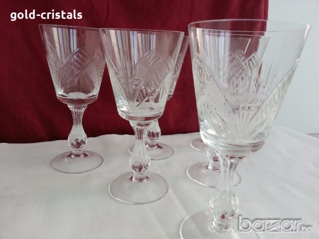  кристални чаши за вино ракия уиски коняк , снимка 10 - Чаши - 20115055