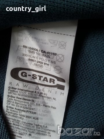 g-star 3301 slim g polo t - страхотна мъжка тениска, снимка 7 - Тениски - 21140583