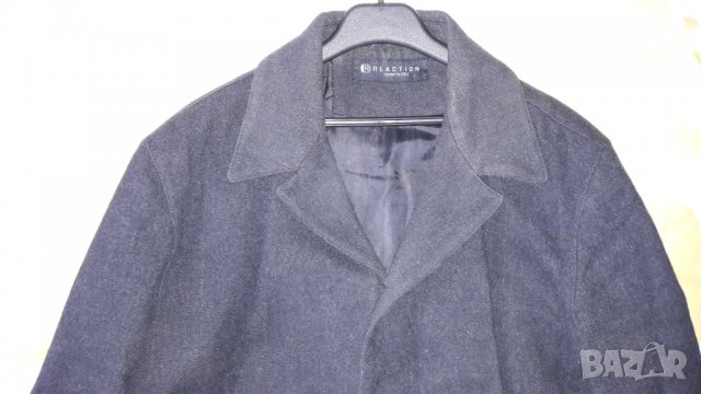 Мъжко късо палтенце с ревери и копчета, размер М, снимка 2 - Палта - 23118176
