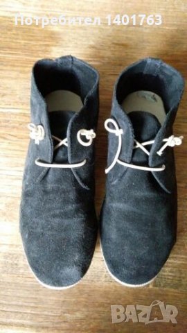 Детски обувки от естествен велур