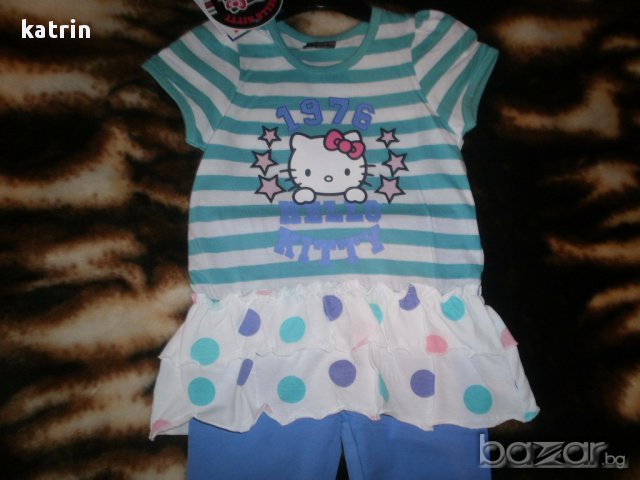 Ново лотче или блузки с Hello Kitty от Англия, снимка 6 - Детски комплекти - 14363658