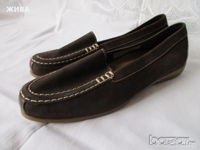 ЕСТЕСТВЕНА КОЖА на GABOR - дамски кожени мокасини, снимка 2 - Дамски ежедневни обувки - 17073501