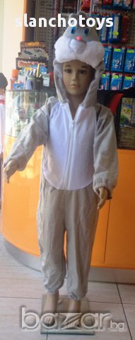Детски костюм, бяло Зайче, снимка 2 - Други - 13770503