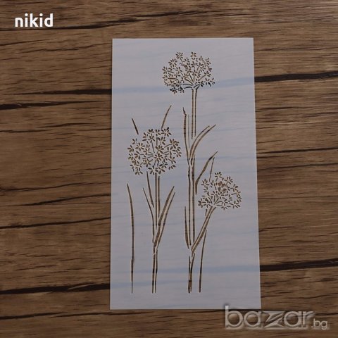 Глухарчета стенсил шаблон за спрей за торта украса кекс декорация с пудра захар