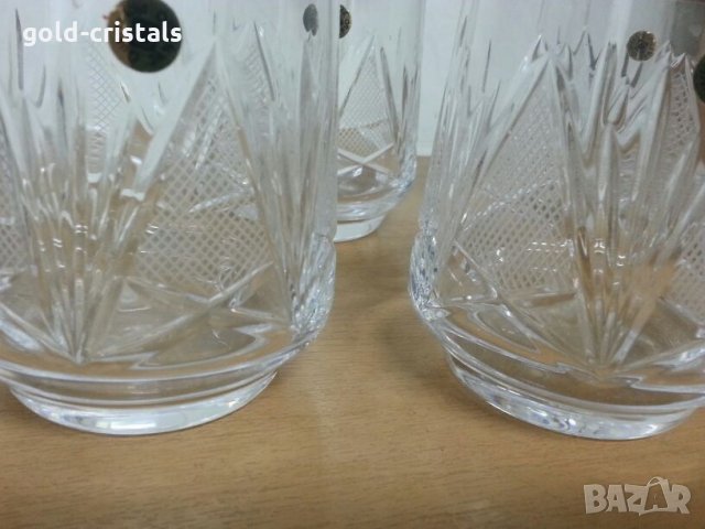 кристални чаши за уиски аперитив, снимка 5 - Антикварни и старинни предмети - 22180287