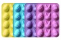 Великденски яйца и заек яйце и зайче силиконов молд форма за фондан шоколадови бонбони гипс и др , снимка 1 - Форми - 24566082