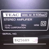 Teac a-x35mkII stereo amplifier-внос швеицария, снимка 12 - Ресийвъри, усилватели, смесителни пултове - 14221847