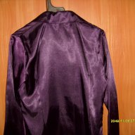 Дамска лилава сатенена риза -НОВА, снимка 5 - Ризи - 11191363