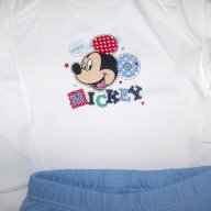 Нова Пижамка Disney/ Мики Маус 6-9 мс., снимка 1 - Бебешки пижами - 11709638