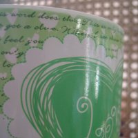** Зелено сърце ** - керамика  , снимка 5 - Градински цветя и растения - 23763873