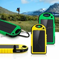 Водоустойчива соларна външна батерия Power Bank 5000mAh - код 1109, снимка 1 - Други - 13604820