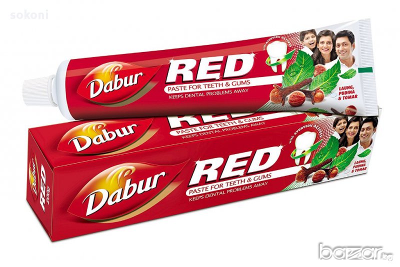Dabur Red Paste / Дабур Билкова Паста за Зъби и Венци 80гр, снимка 1