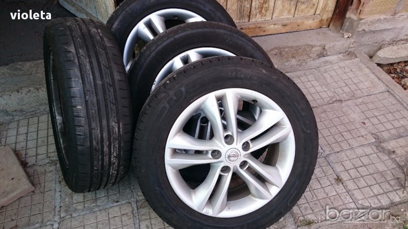 4 броя гуми 215/60/17 от Нисан Джук- 150лв, снимка 1