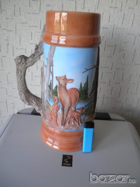 Голяма и красива немска халба, снимка 1