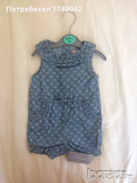 боди за момиче 0-3мес., снимка 1