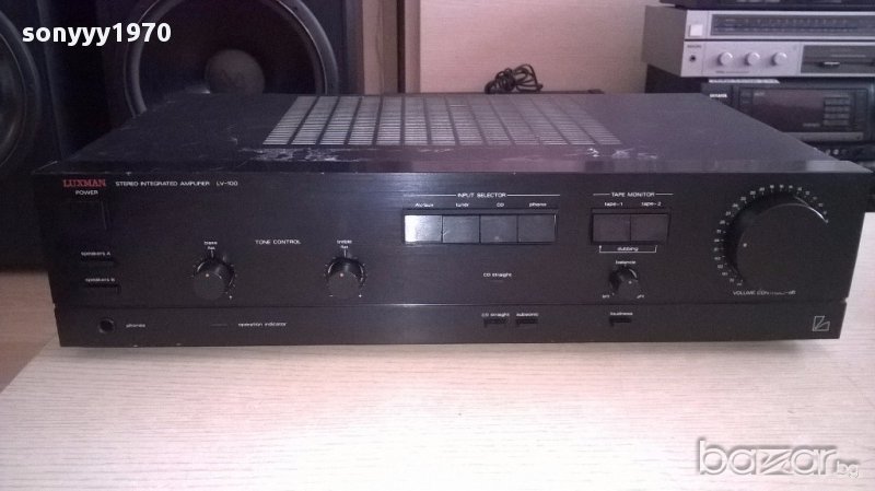 Luxman-made in japan-stereo amplifier-внос швеицария, снимка 1