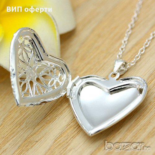 Дамски сребърен комплект със сърце,проба 925, снимка 1