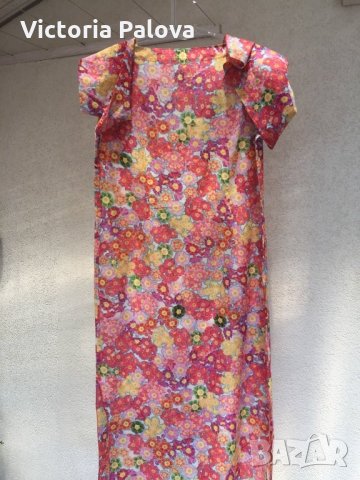Много тънка флорална рокля, снимка 7 - Рокли - 25796758