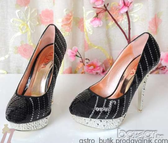 Обувки Diamond /black/, снимка 3 - Дамски ежедневни обувки - 7039737