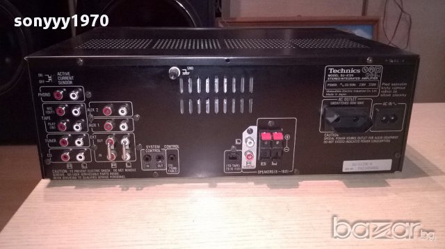 *Technics su-x120 made in japan-230w-stereo amplifier-внос швеицария, снимка 12 - Ресийвъри, усилватели, смесителни пултове - 16365784