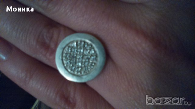 Сребърен пръстен, снимка 3 - Пръстени - 7579791