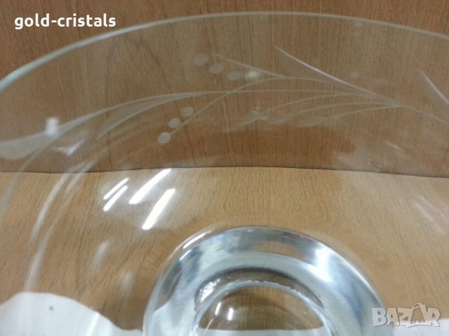  купички чаши калиево кристално гравирано стъкло, снимка 7 - Антикварни и старинни предмети - 22161277