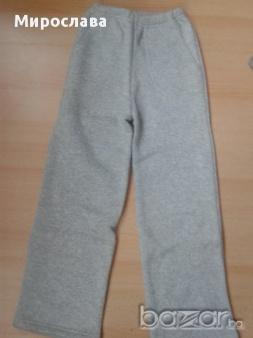   Ново! Долнище - сиво, ватирано, снимка 1 - Детски панталони и дънки - 11963327