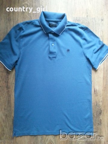 g-star 3301 slim g polo t - страхотна мъжка тениска, снимка 4 - Тениски - 21140583