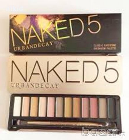 naked 5 палитра сенки 12 цвята накед 5, снимка 3 - Декоративна козметика - 8989238