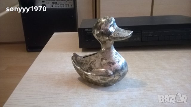 АНТИК-пате-метал/сребро-антика-касичка-внос швеицария 14х12х8см-, снимка 5 - Колекции - 24312041