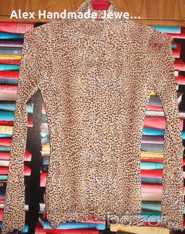 Поло от еластичен тюл, снимка 2 - Блузи с дълъг ръкав и пуловери - 19557037