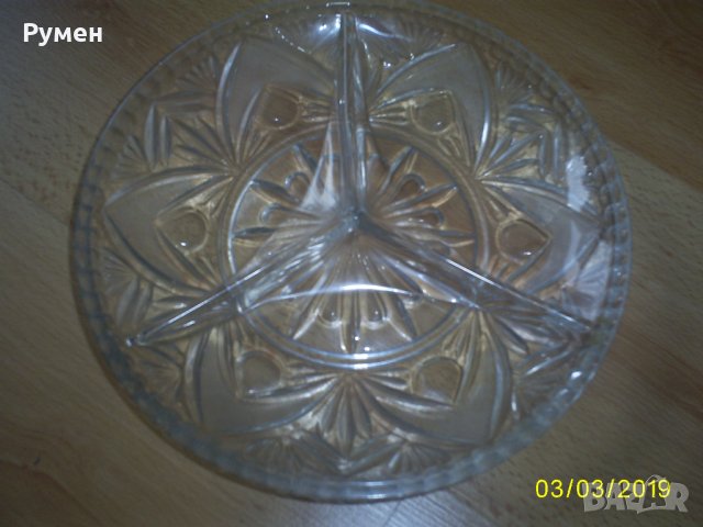 Стъклен поднос
