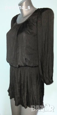 Копринена дизайнерска рокля тип туника "Gina Tricot" art N 66061, снимка 2 - Рокли - 25670566