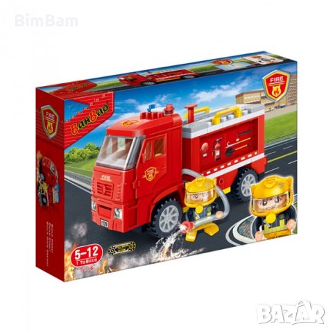 Конструктор Ban Bao Пожарна кола, снимка 1 - Конструктори - 25425955
