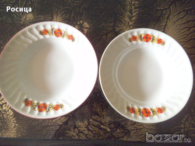 Порцеланови чинии-1, снимка 2 - Чинии - 12012956
