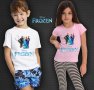 New! Уникални детски тениски Frozen / Замръзналото Кралство! Поръчай тениска С Твоя Снимка! 