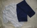 Лот син панталон и  риза L-ки, снимка 2