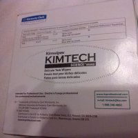 Безвлактнести кърпички Kimwipes KIMTECH , снимка 3 - Обективи и филтри - 20652077