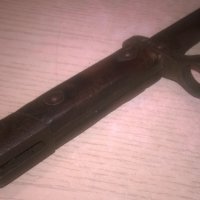 стар военен нож-антика-32см-внос швеицария, снимка 7 - Колекции - 22461609