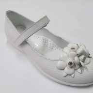 Обувки Ponki естествена кожа в бяло /31-36/, снимка 1 - Детски сандали и чехли - 17752012