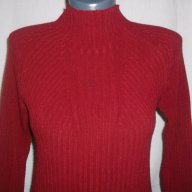 Хипер еластична блузка с плетеница цвят "Бордо" / унисайз , снимка 3 - Блузи с дълъг ръкав и пуловери - 17346872