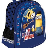 Раница миньони Minions blue 2915, снимка 1 - Кенгура и ранички - 15497036