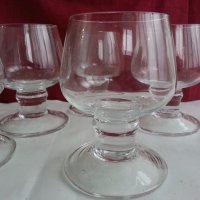  Стъклени чаши за ракия коняк  аперитив, снимка 7 - Антикварни и старинни предмети - 20243915