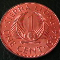 1 цент 1964, Сиера Леоне, снимка 1 - Нумизматика и бонистика - 12024521