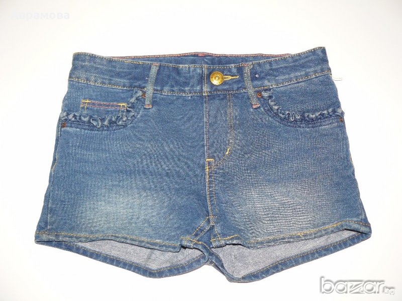 H&M къси панталони – дънкови – 128см, 7-8 години, снимка 1